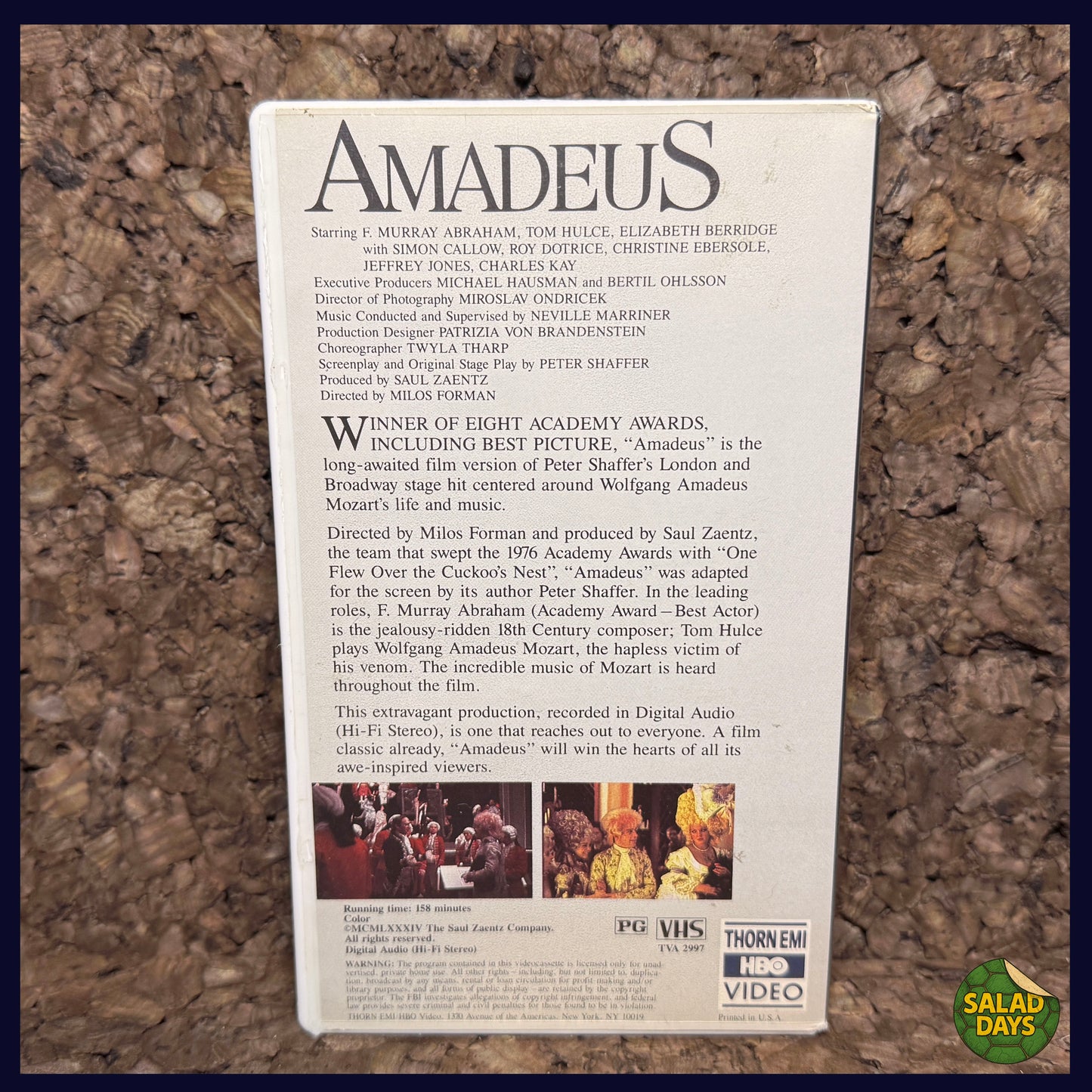Amadeus -VHS- HBO Video