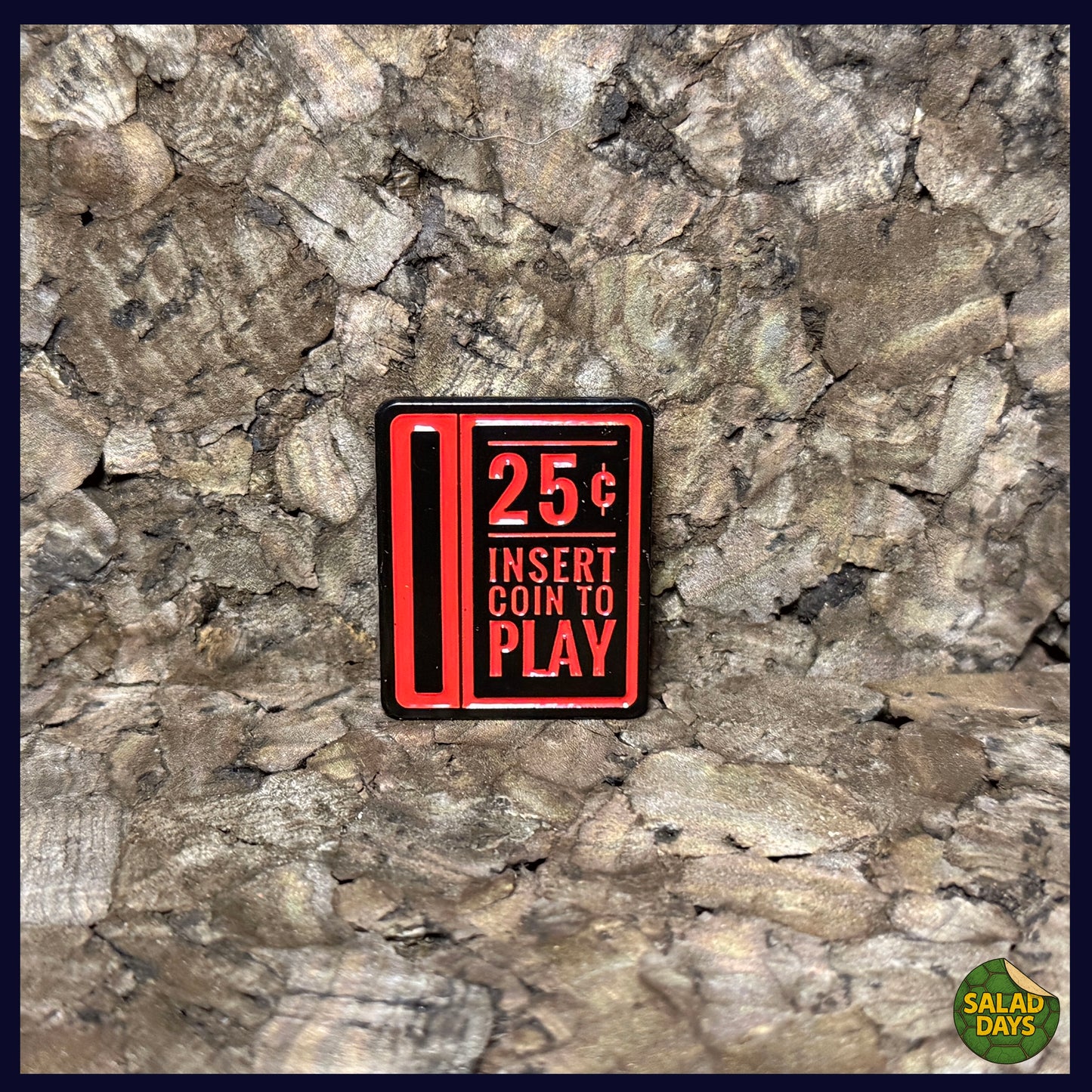 Arcade Coin Slot -Enamel Pin- 25 Cents