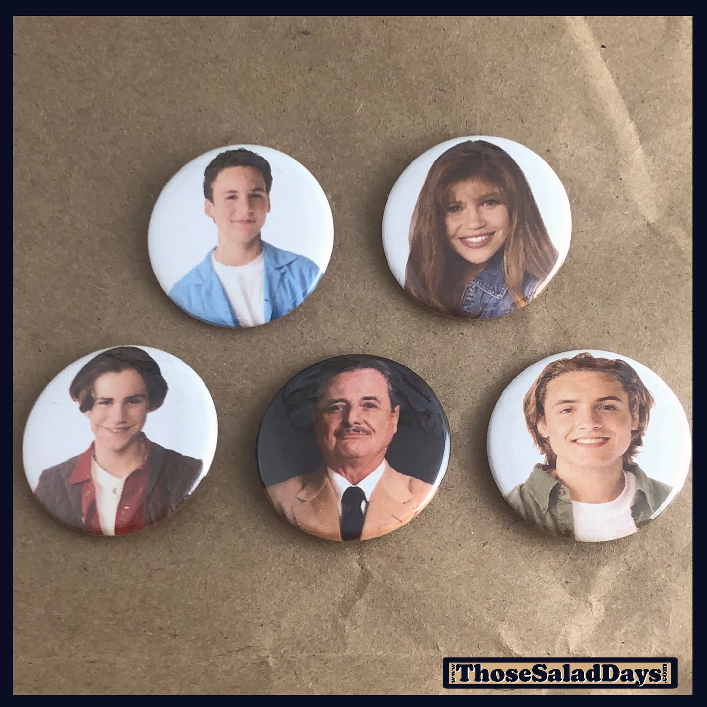 Boy Meets World -Buttons- 5 Pack