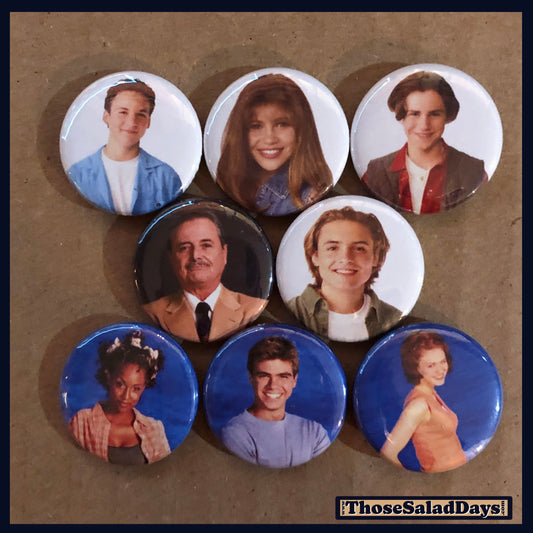 Boy Meets World -Buttons- 8 Pack