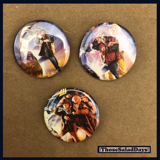 Back to the Future -Buttons- 3 Pack