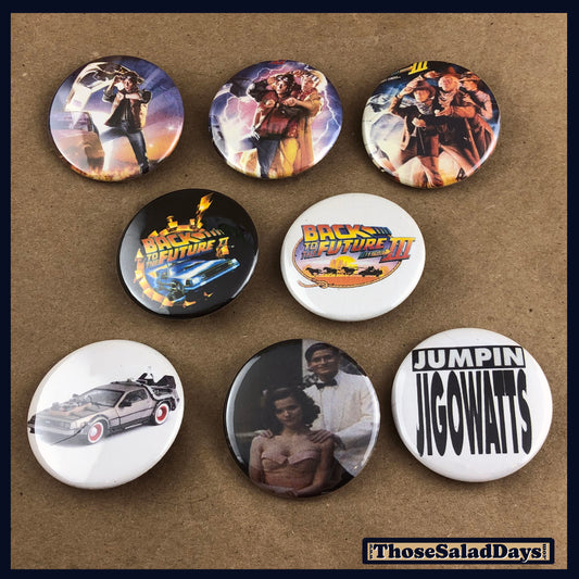 Back In Time -Buttons- 8 Pack