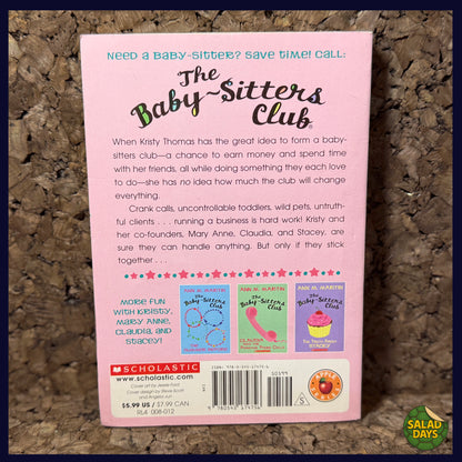 Baby-Sitter's Club Book -#1 Kristy's Great Idea- Ann M. Martin