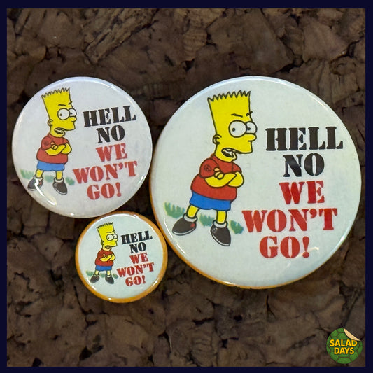 Anti War Bart -Button/Bottle Opener- Single