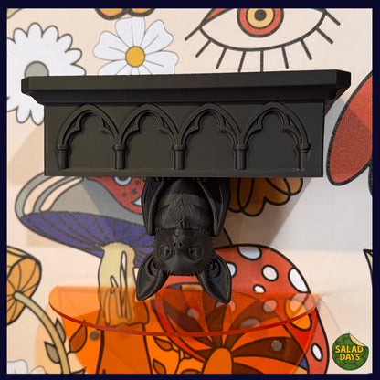 Hanging Bat -Shelf- w/ Hidden Compartment