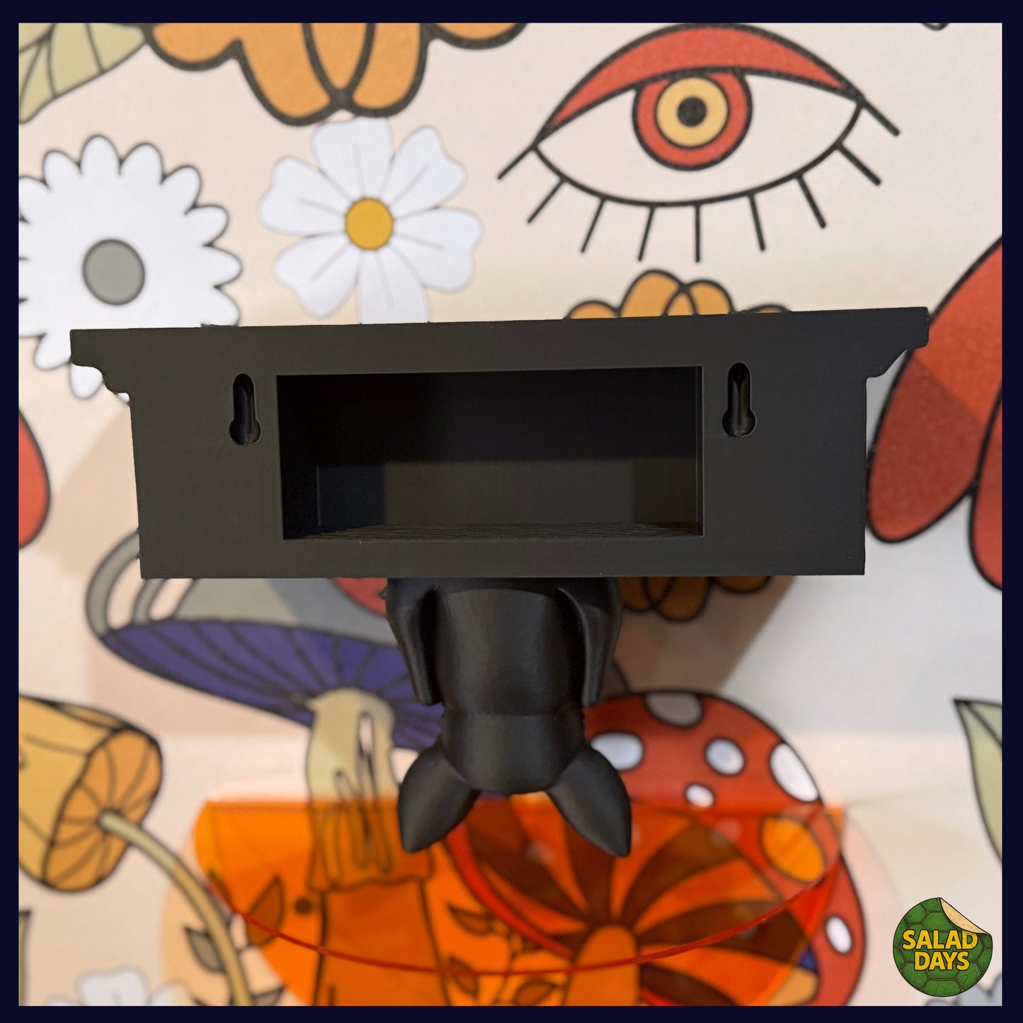 Hanging Bat -Shelf- w/ Hidden Compartment