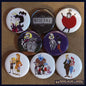 Beetlejuice Cartoon -Buttons- 8 Pack