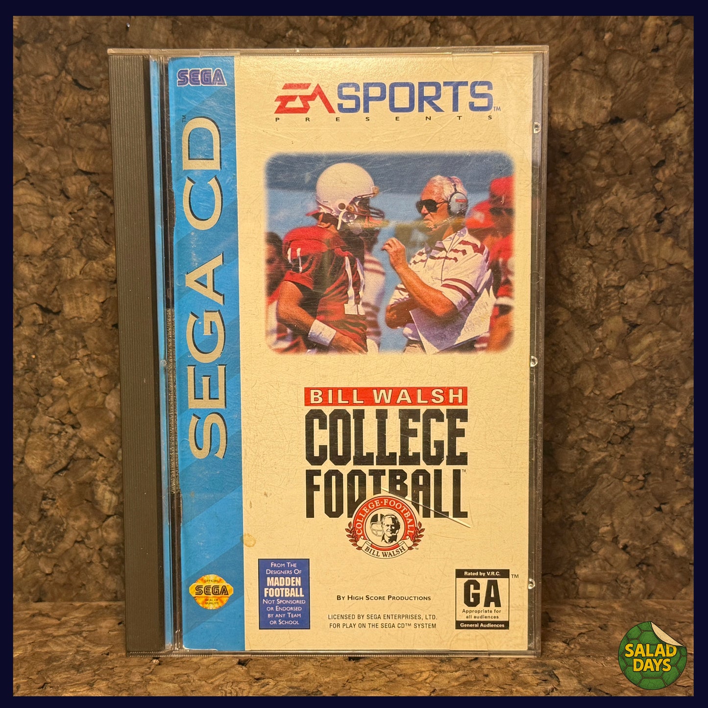 Bill Walsh College Football -Sega CD-