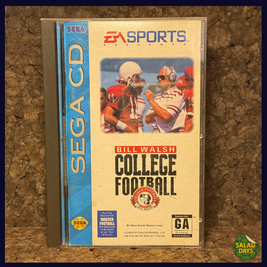 Bill Walsh College Football -Sega CD-