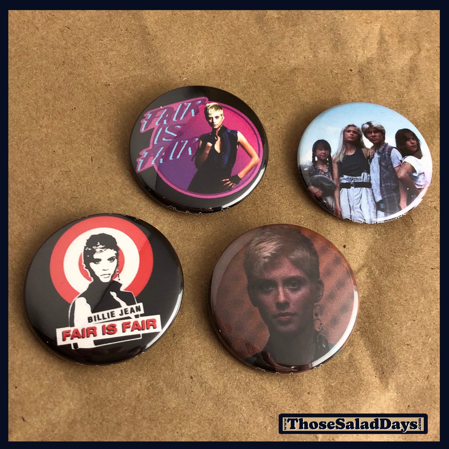 Legend of Billie Jean -Buttons- 4 Pack