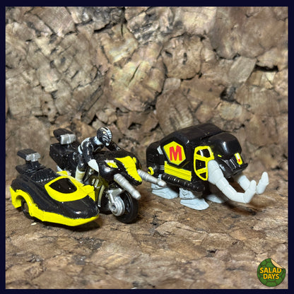 Mighty Morphin Power Rangers -Pack #2 Black Ranger- Micro Machines