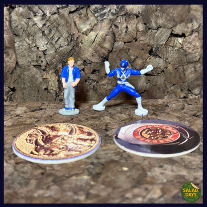 Mighty Morphin Power Rangers -Pack #3 Blue Ranger- Micro Machines