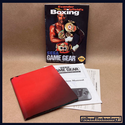 Evander Holyfield's Real Deal Boxing -Box & Manual Only- Sega Game Gear