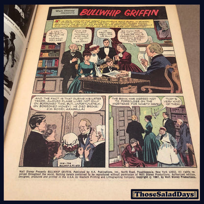 Bullwhip Griffin -Walt Disney Presents Gold Key- 1960s 12 Cents Comic