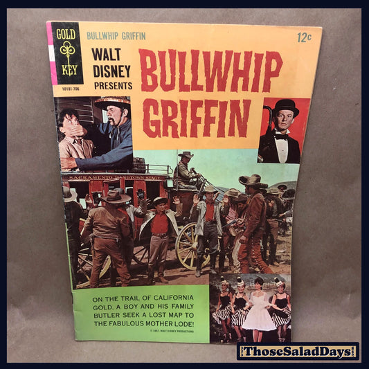 Bullwhip Griffin -Walt Disney Presents Gold Key- 1960s 12 Cents Comic