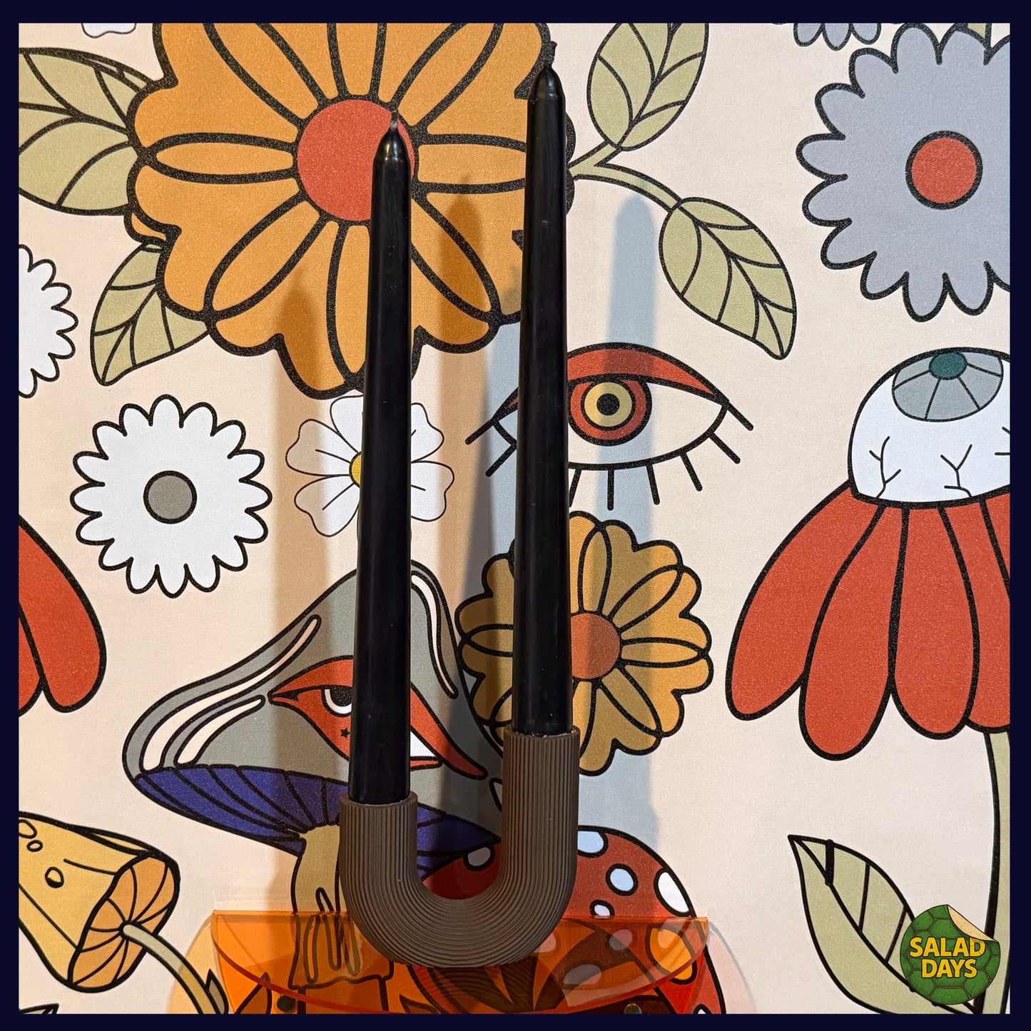 Candle Holder -Mid Century Modern-