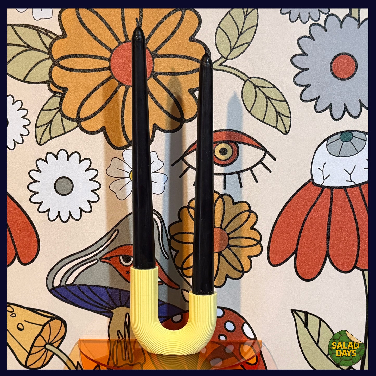 Candle Holder -Mid Century Modern-