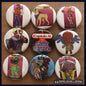 Captain N: The Game Master -Buttons- 9 Pack