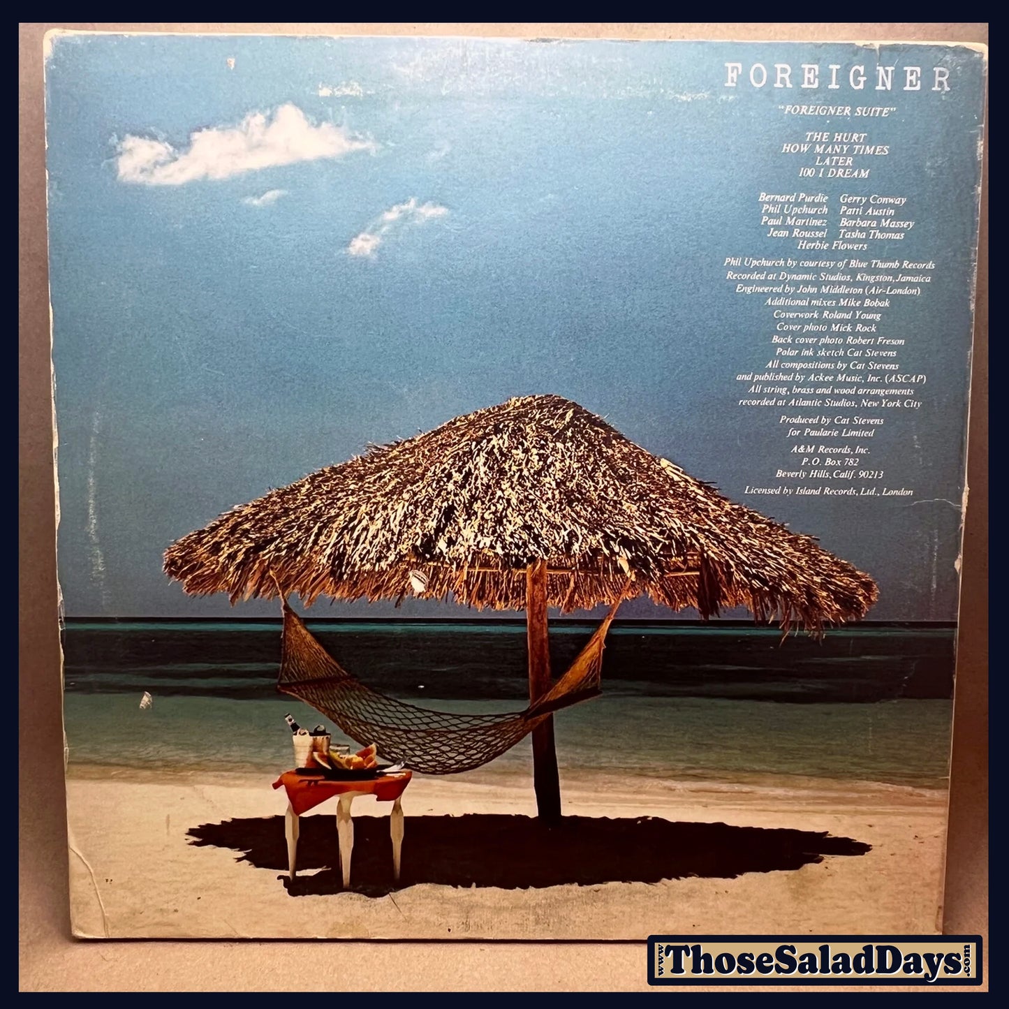 Cat Stevens -Foreigner- Record Album