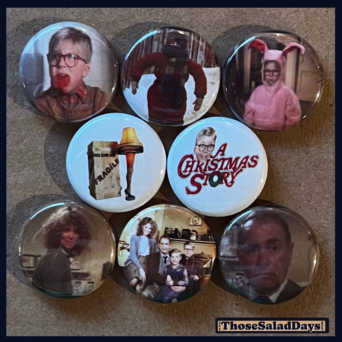 Christmas Story -Buttons- 8 Pack