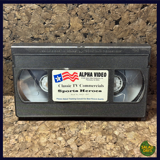 Classic TV Commercials -VHS- Sports Heroes