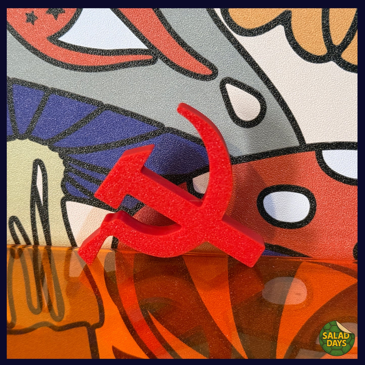 Communism -Magnet- Hammer & Sickle