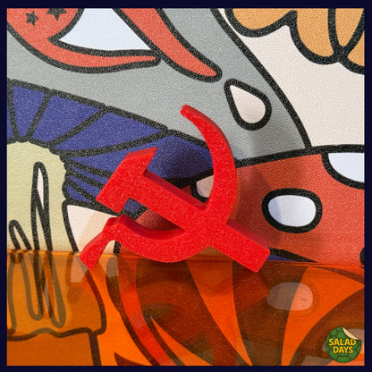 Communism -Magnet- Hammer & Sickle
