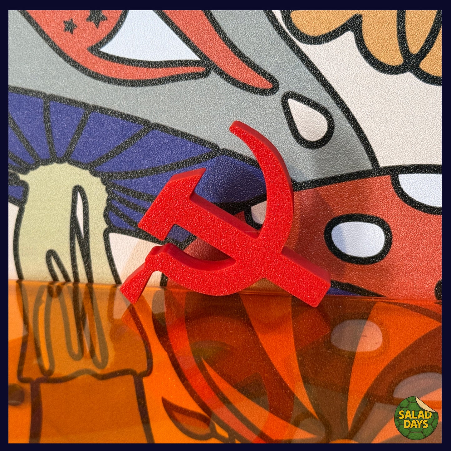 Communism -Magnet- Hammer & Sickle