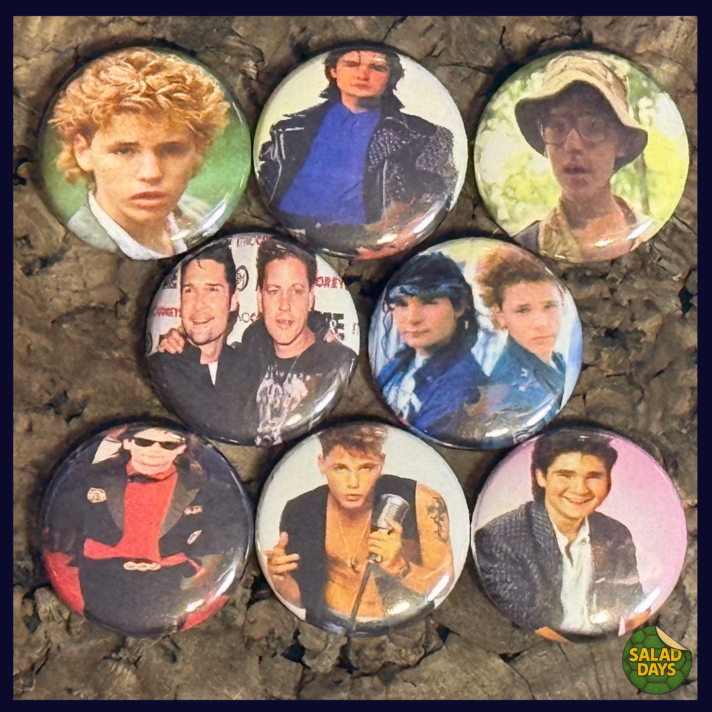 Coreys -Buttons- 8 Pack