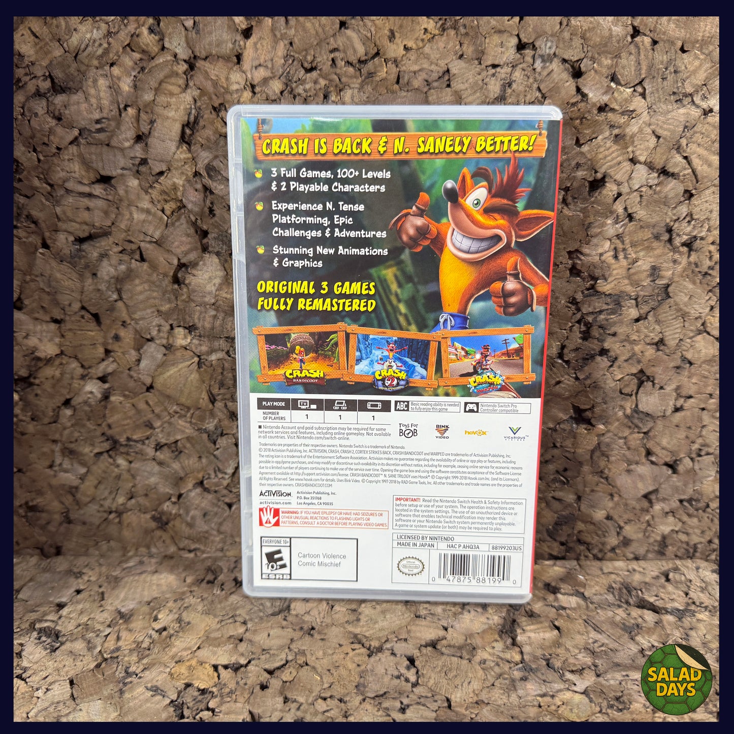 Crash Bandicoot -Switch- N-Sane Trilogy