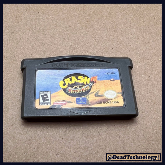 Crash Bandicoot -GameBoy Advance- Nitro Kart Game