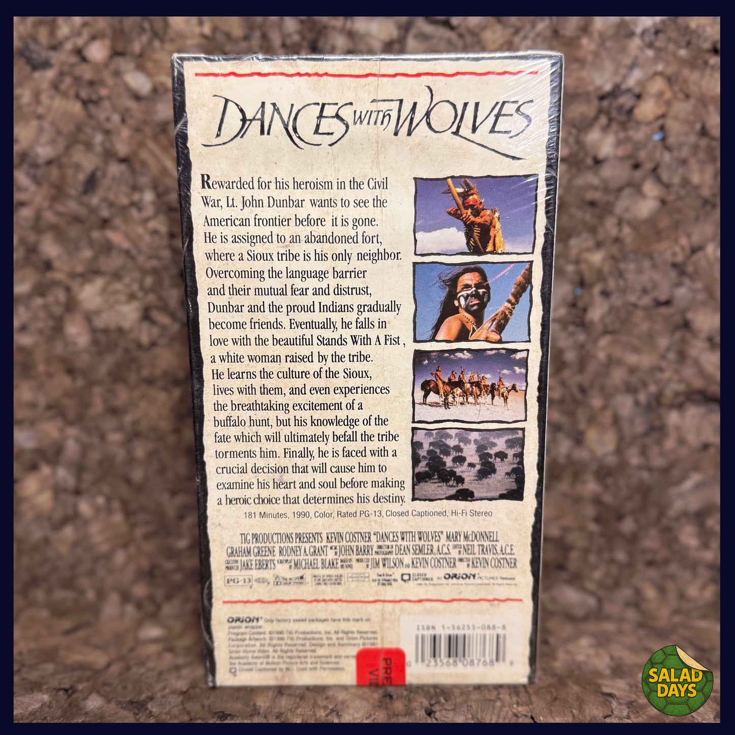 Dances with Wolves -VHS- Sealed
