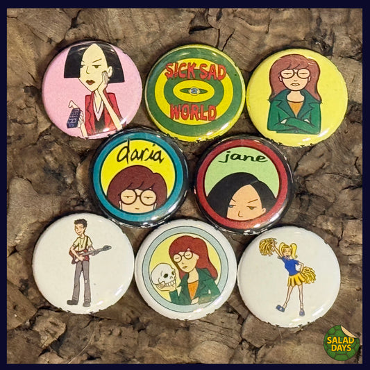Daria -Buttons/Bottle Openers- 8 Pack