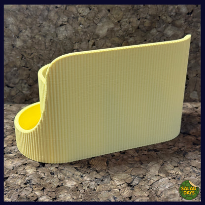 Desk Fold -Butter Yellow/Dark Blue-