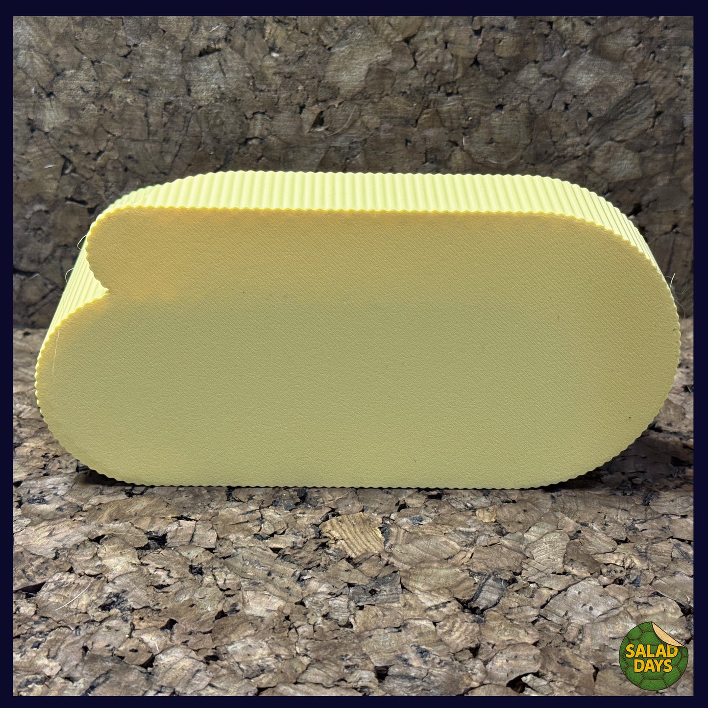 Desk Fold -Butter Yellow/Dark Blue-