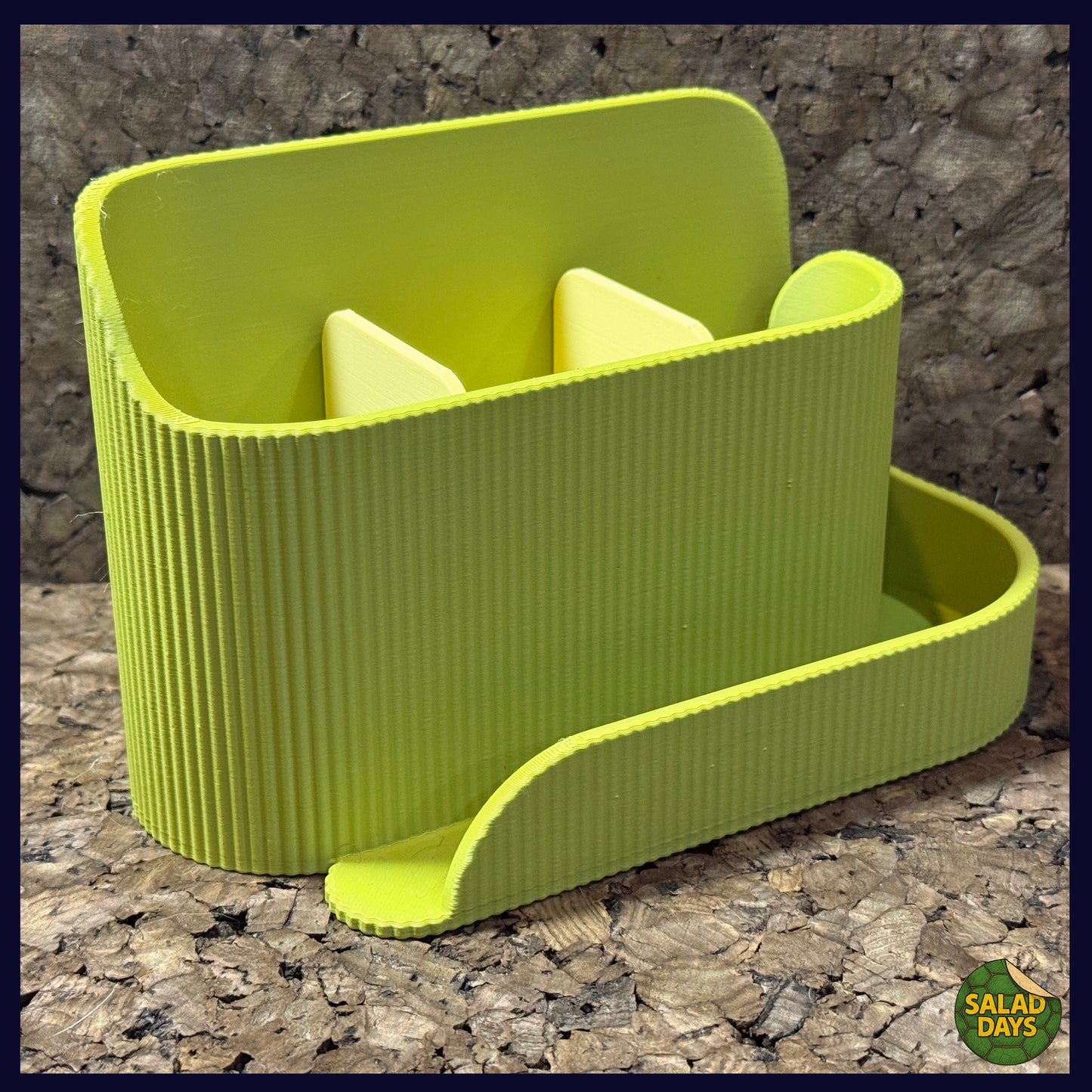 Desk Fold -Bamboo Green/Butter Yellow-