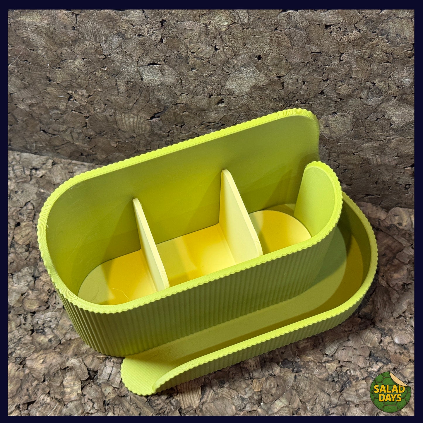 Desk Fold -Bamboo Green/Butter Yellow-