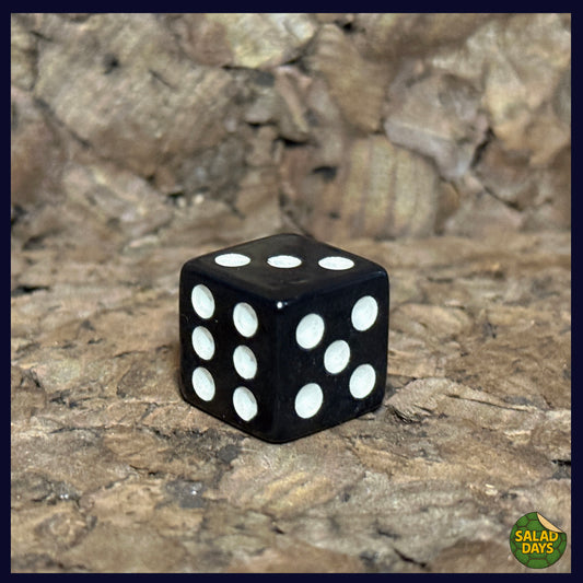 Black -One Die- Colored Dice