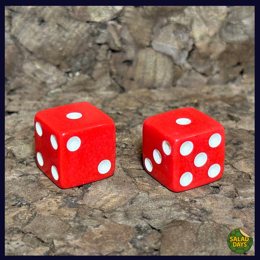 Maroon -One Die- Colored Dice