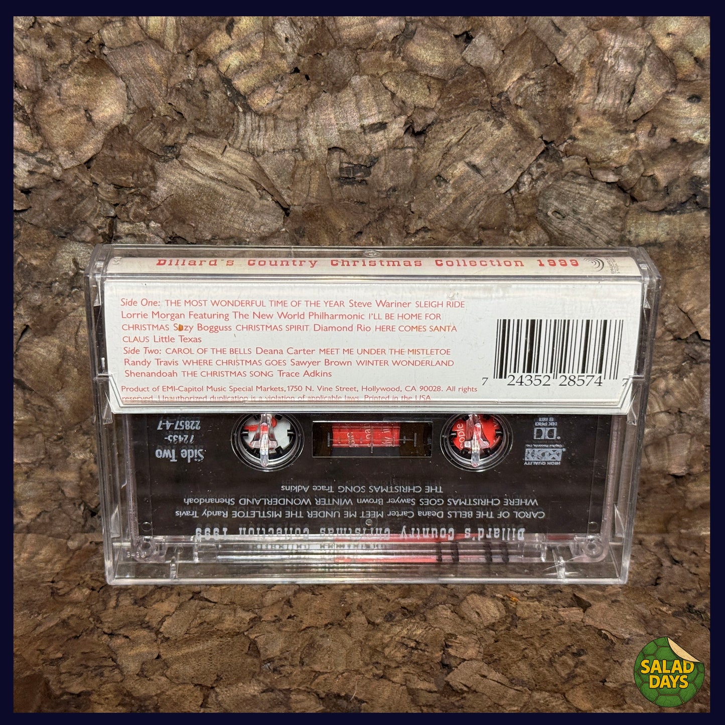 Dillard's -Cassette Tape- Country Christmas Collection 1999