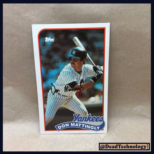 Don Mattingly -Topp's Baseball Talk Card- Baseball Card