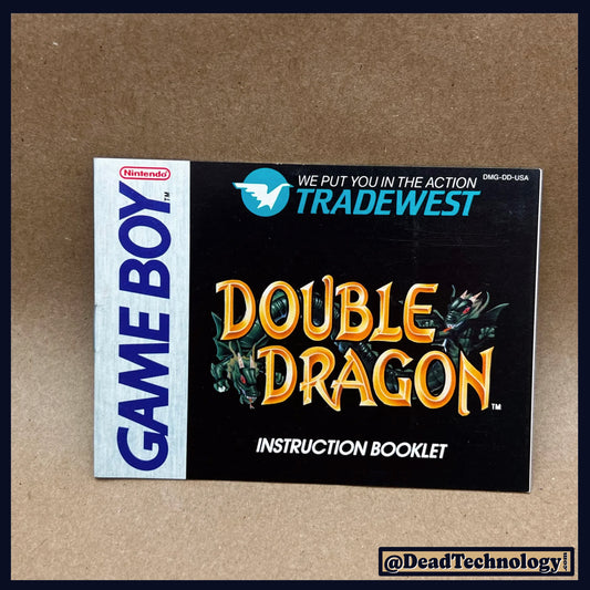 Double Dragon -Nintendo GameBoy- Manual