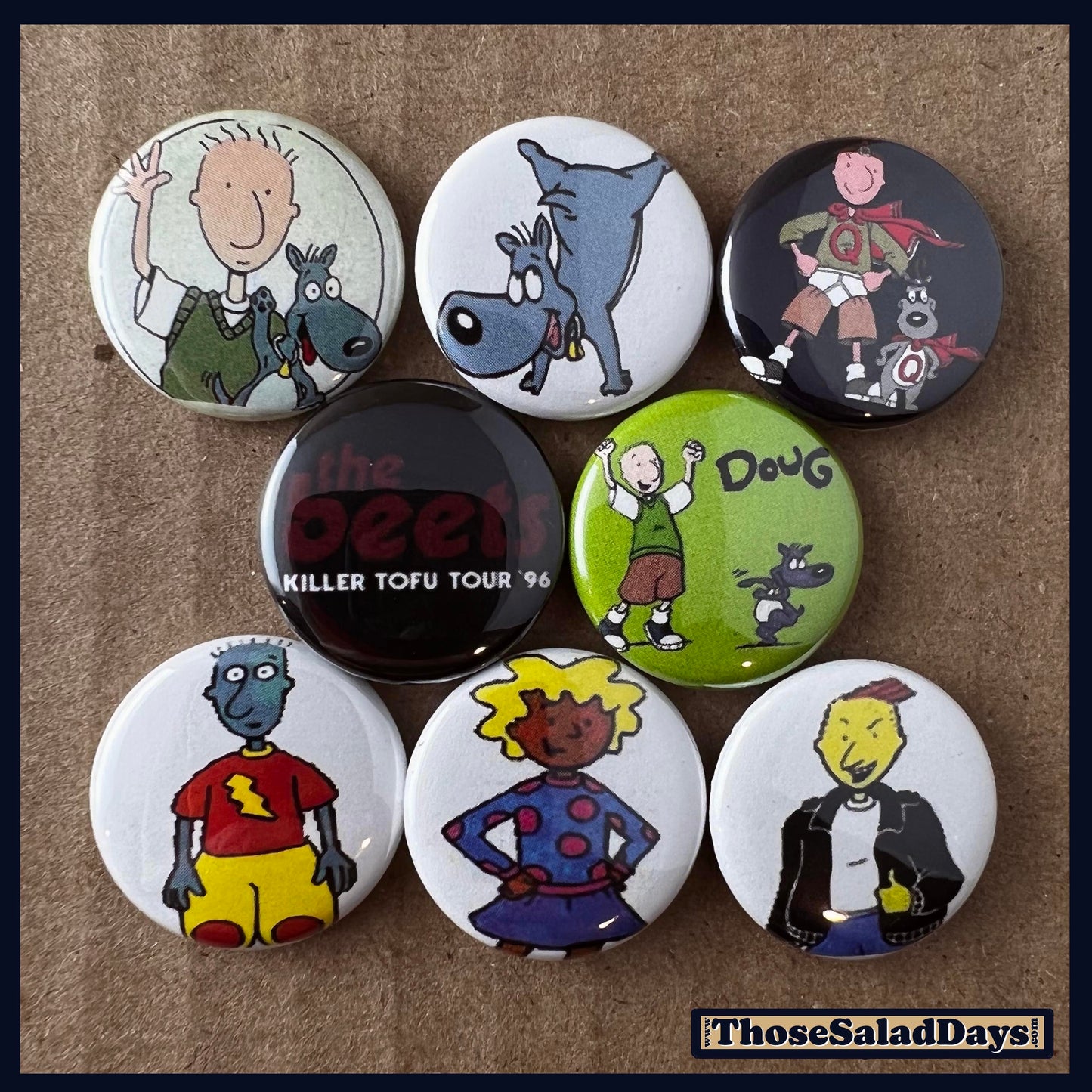 Doug -Buttons- 8 Pack