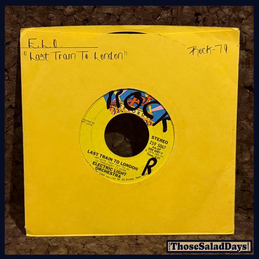 Electric Light Orchestra -45 Record- Last train To London/Down Home Town