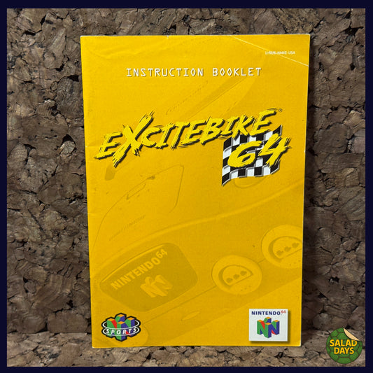 ExciteBike -Nintendo 64- Manual