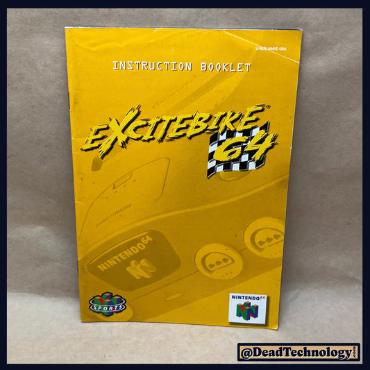 ExciteBike -Nintendo 64- Manual