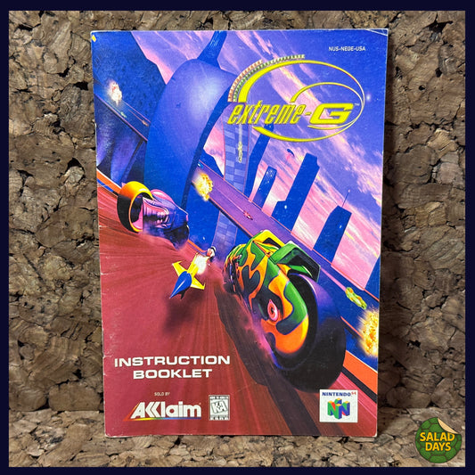 Extreme G -Nintendo 64- Manual