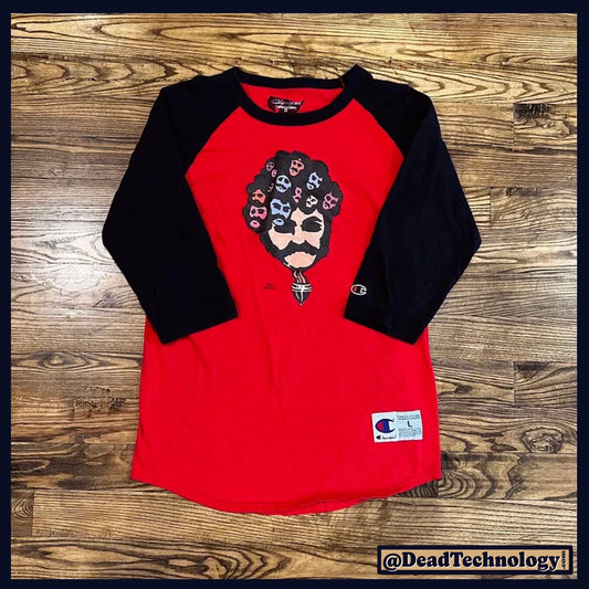 Trippy Head -Large- Baseball T Shirt