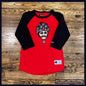 Trippy Head -Large- Baseball T Shirt