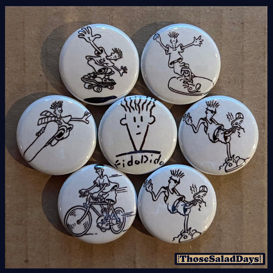 Fido Dido -Buttons- 6 Pack